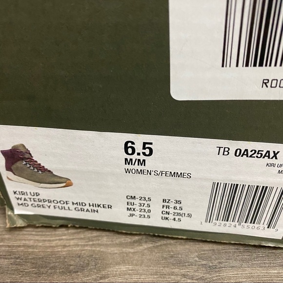 NEW Timberland | Kiri Up Waterproof Hiker Grey 6.5 - Picture 11 of 12